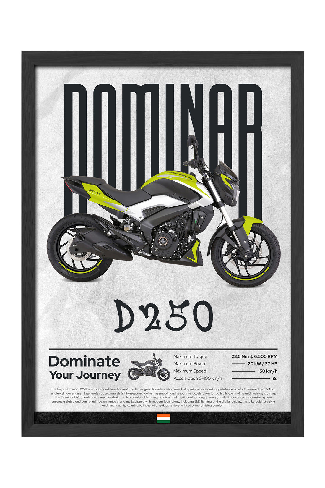 Bajaj Dominar 250 Yeşil