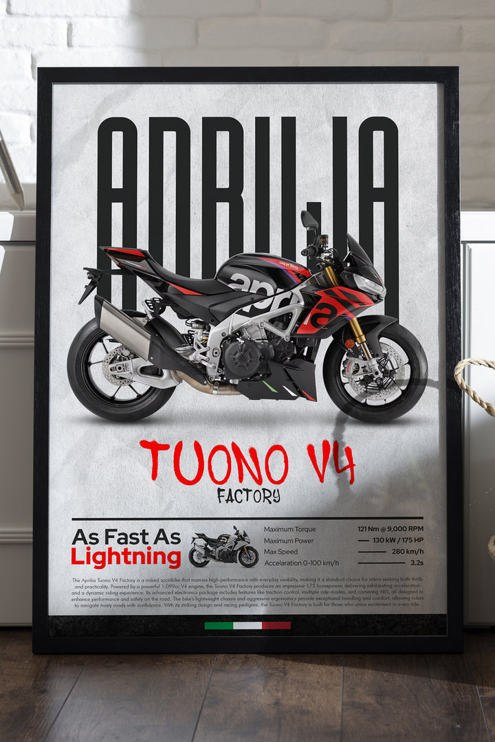 Aprilia Tuono V4 Factory Kırmızı