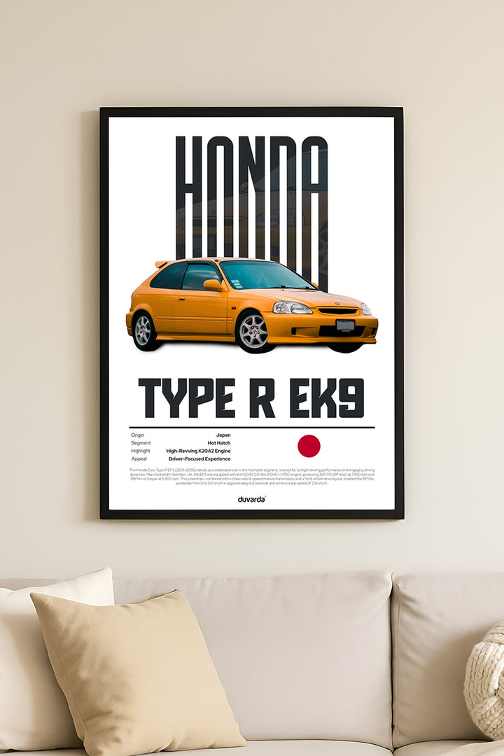 Honda Type R Ek9 Araba - tablo