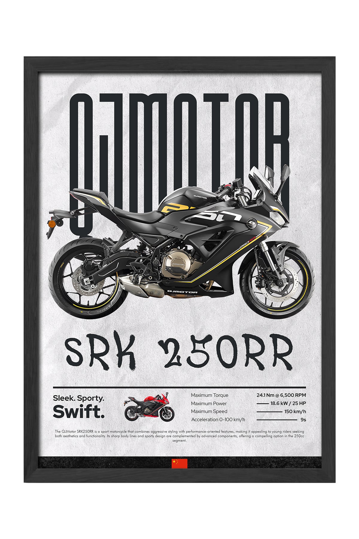 QJ Motor SRK 250RR - tablo