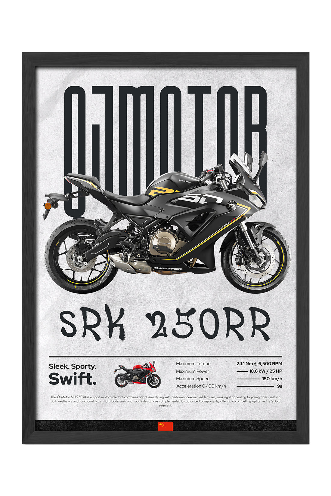 QJ Motor SRK 250RR - tablo
