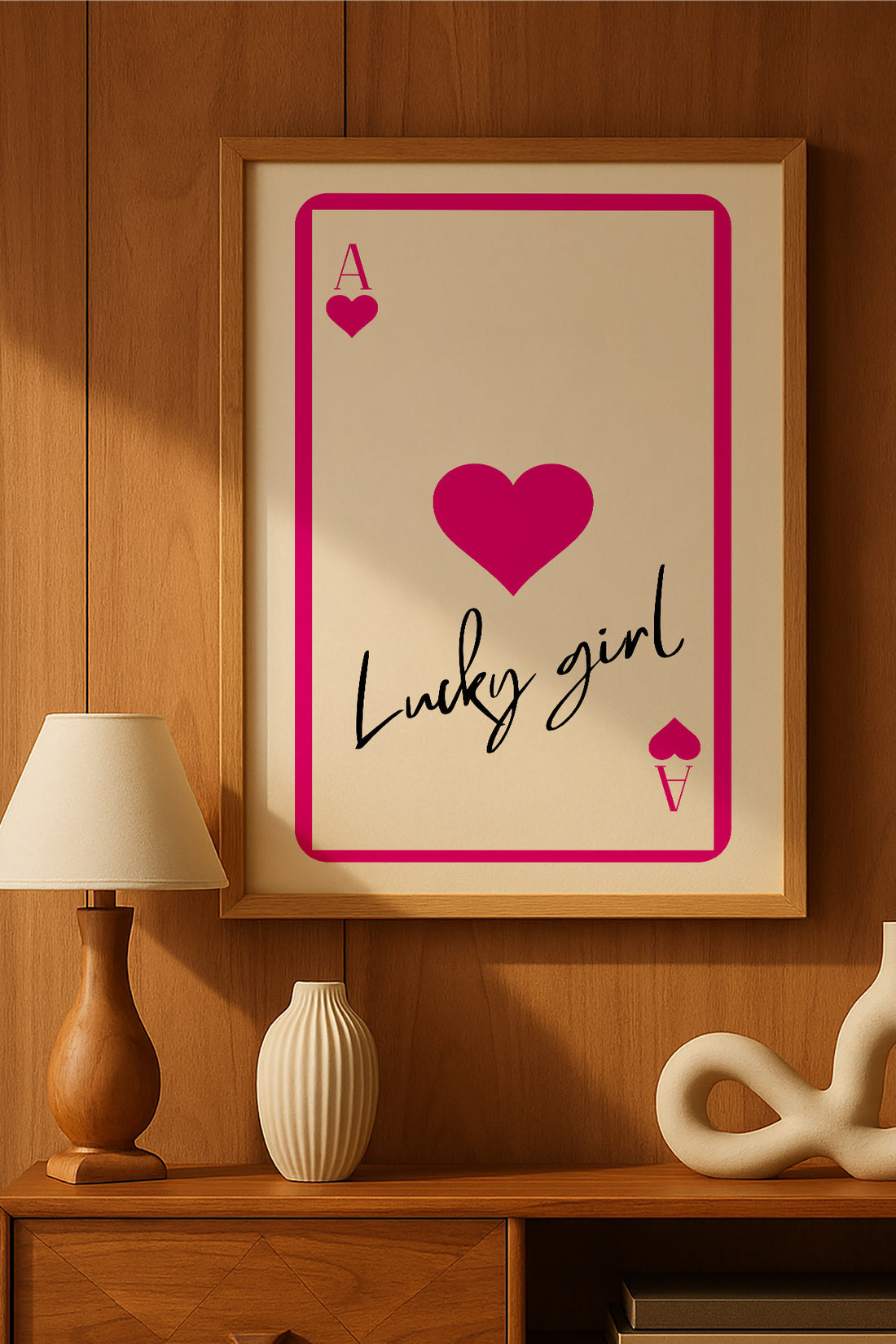 Lucky Girl Oyun Kartı - tablo