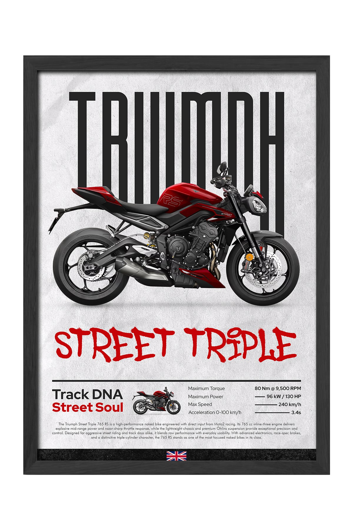 Triump Street Triple Kırmızı