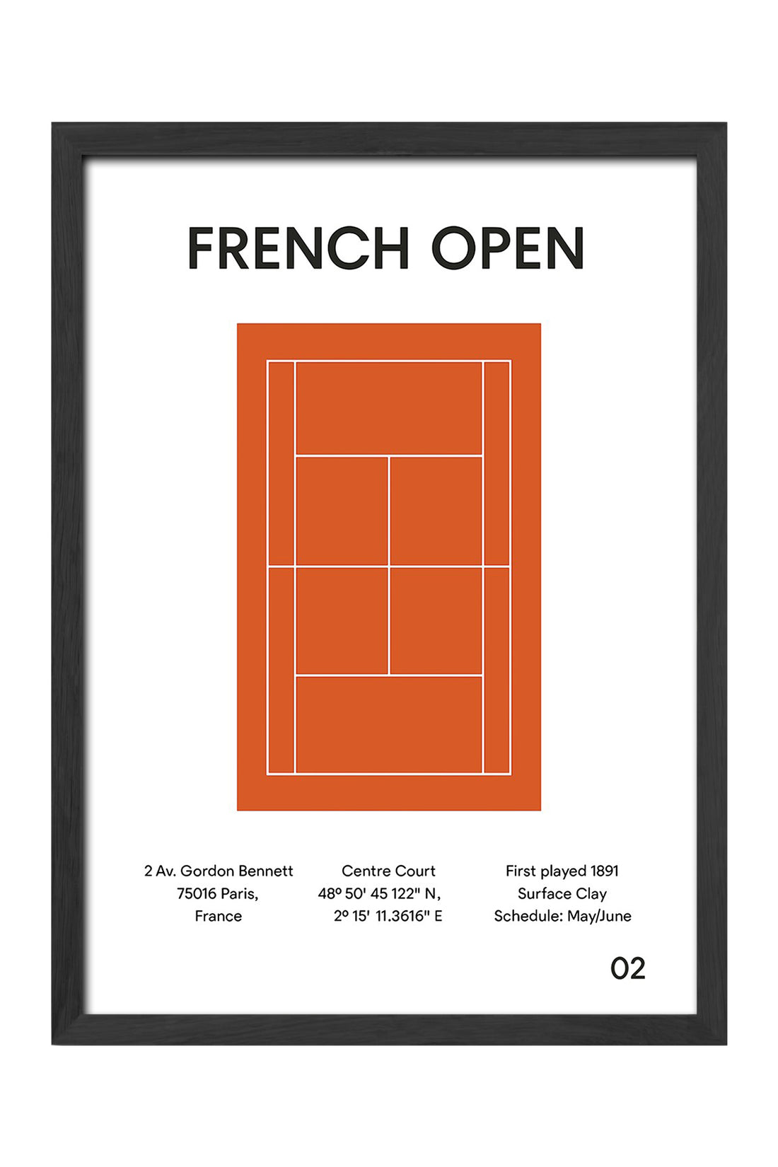 Fransa Açık Roland-Garros - tablo