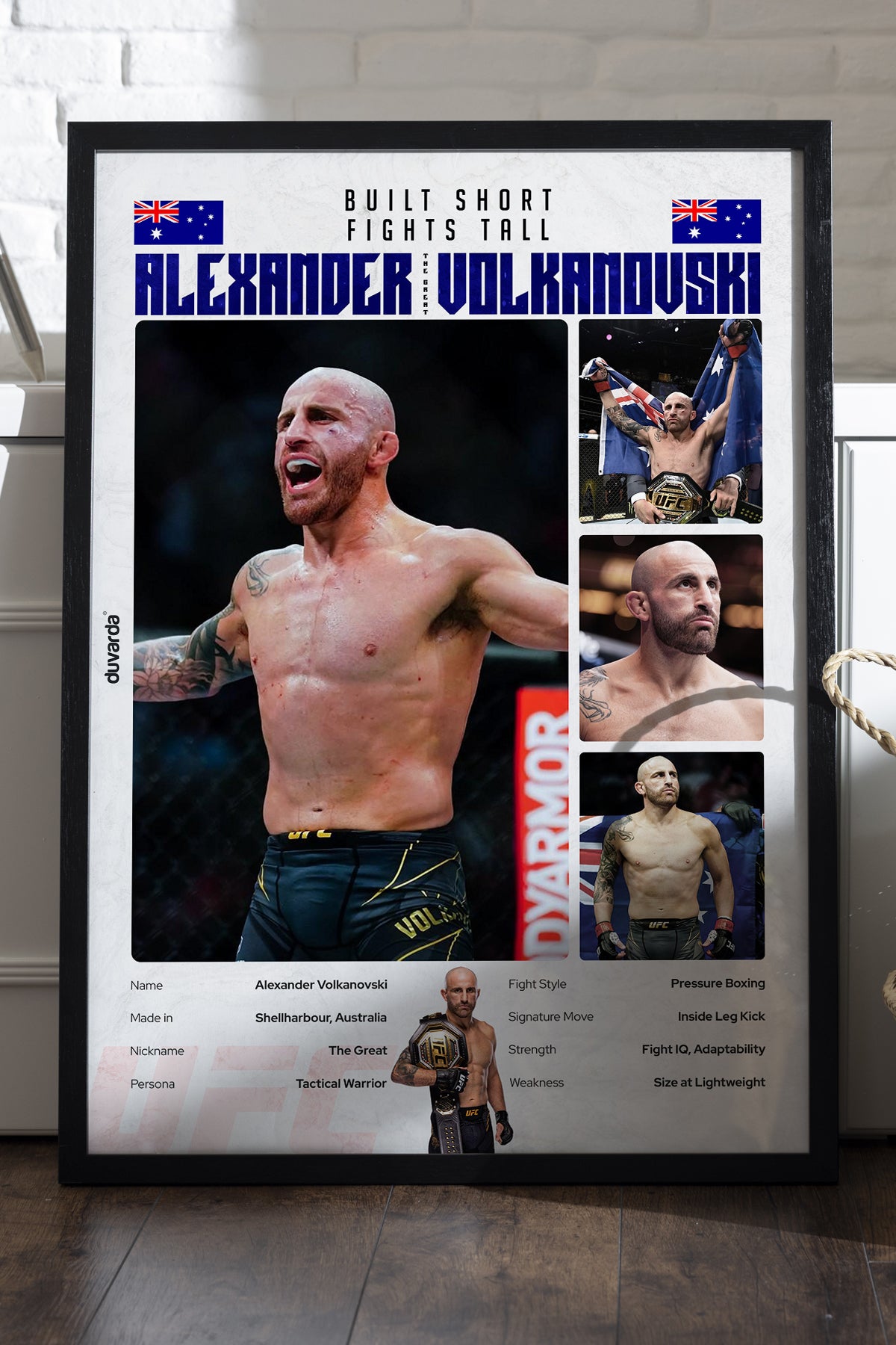 Alexander Volkanovski UFC - tablo