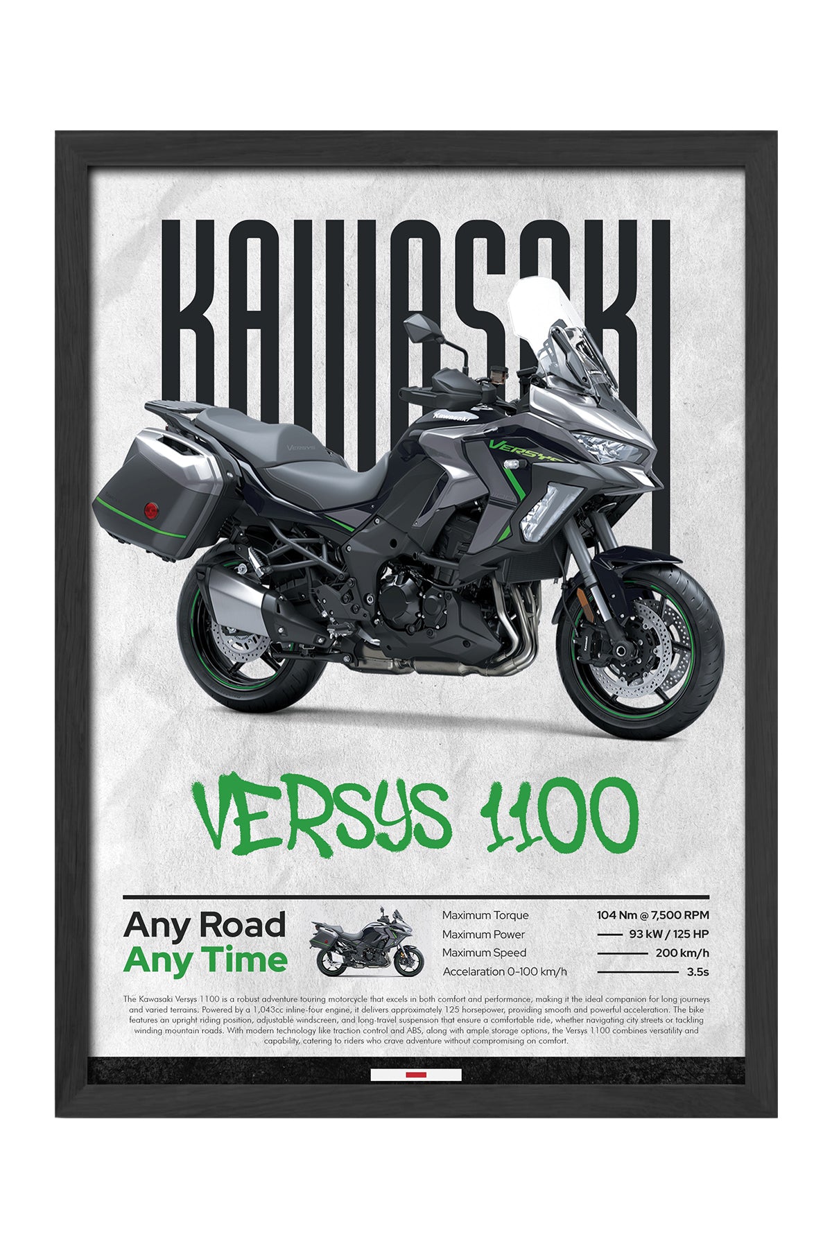 Kawasaki Versys 1100 - tablo