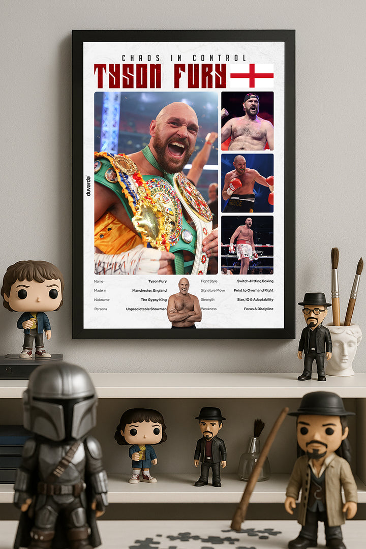 Tyson Fury Boks - tablo