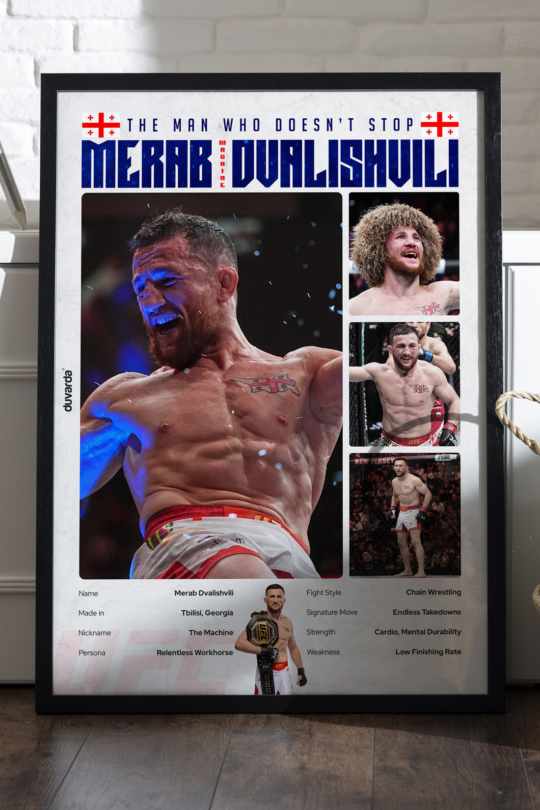 Merab Dvalishvili UFC - tablo