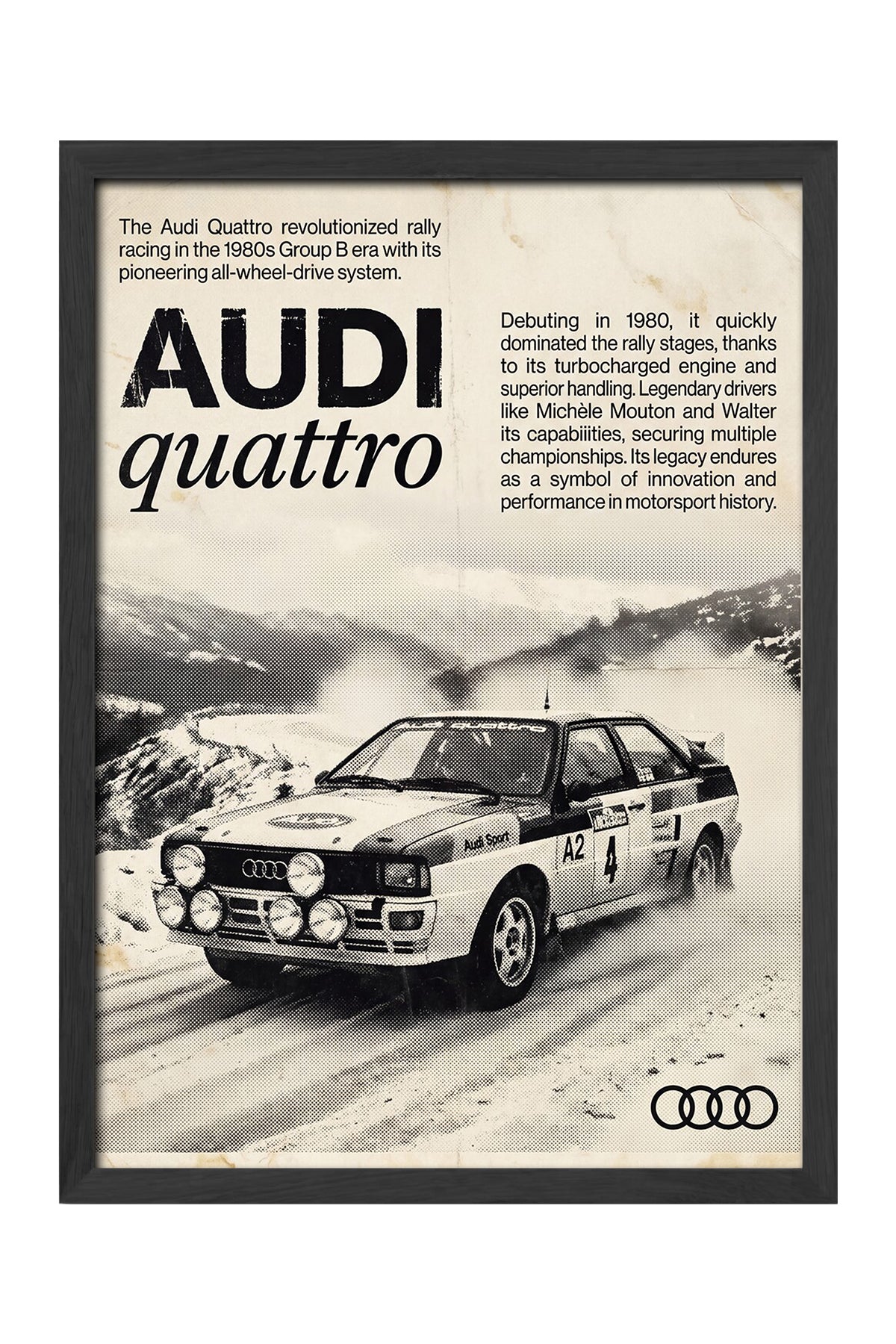 Audi Quattro - tablo