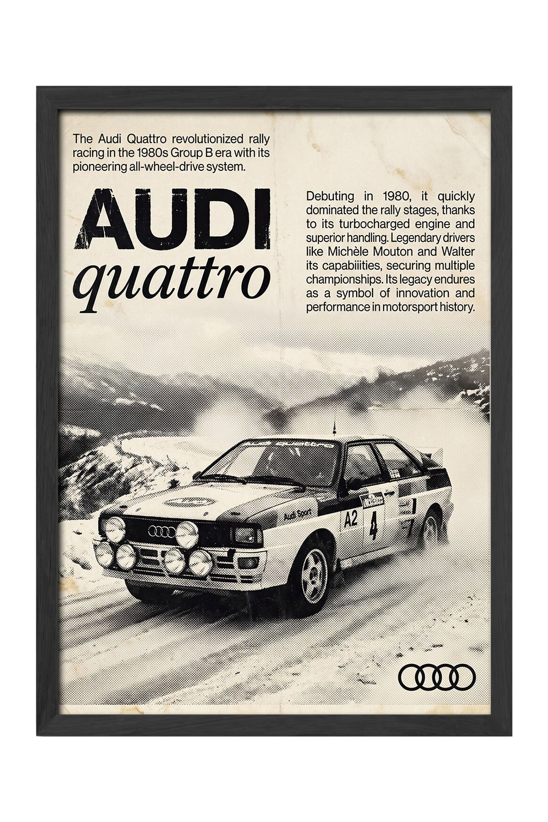 Audi Quattro - tablo