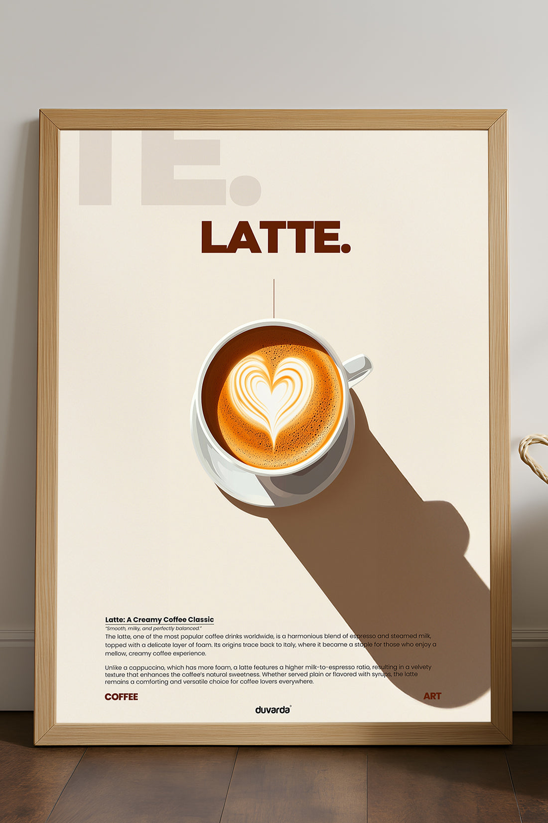 Latte Kahve - tablo