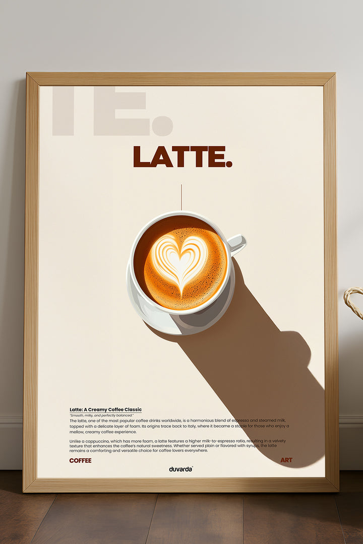 Latte Kahve - tablo
