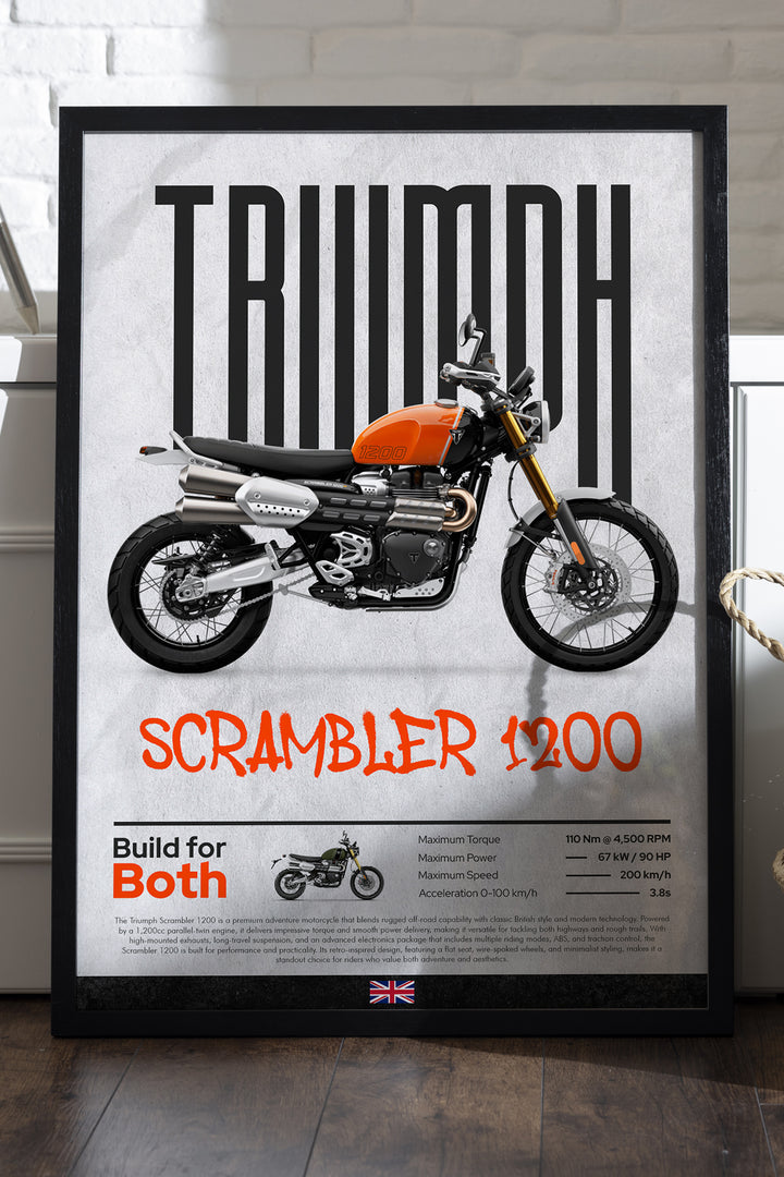 Triumph Scrambler 1200 - tablo