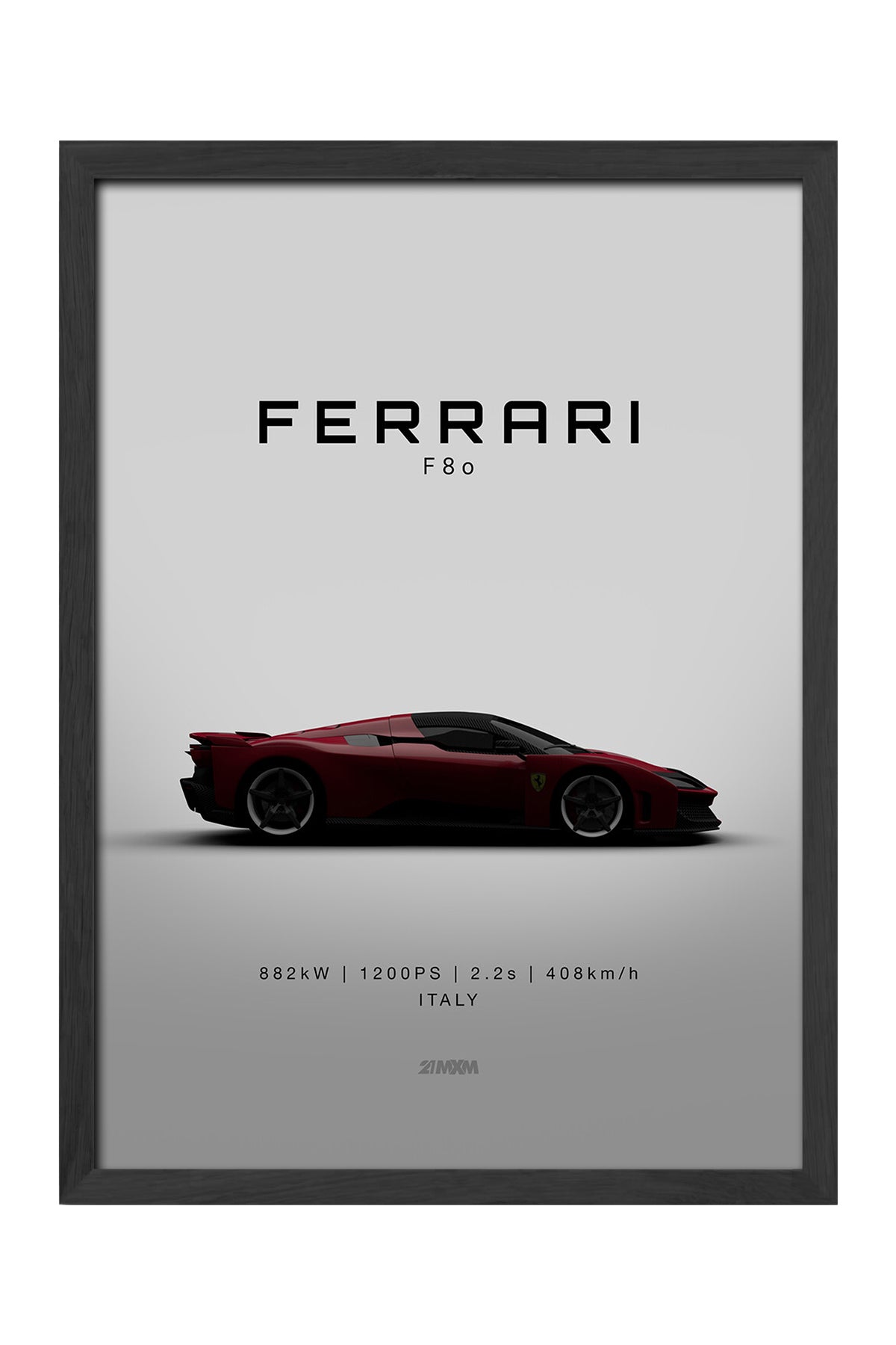 Ferrari F80 - tablo