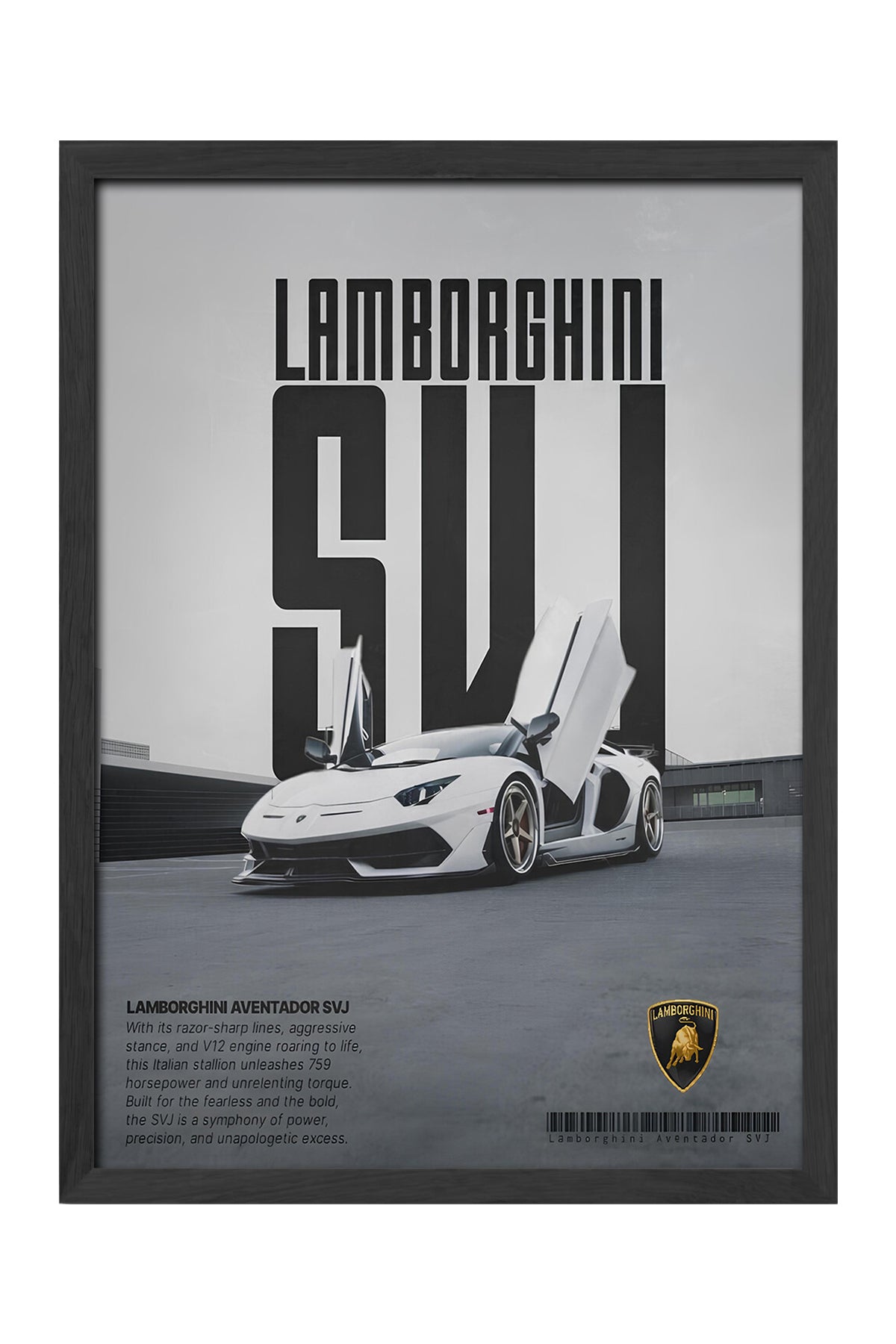 Lamborghini Aventador SVJ - tablo