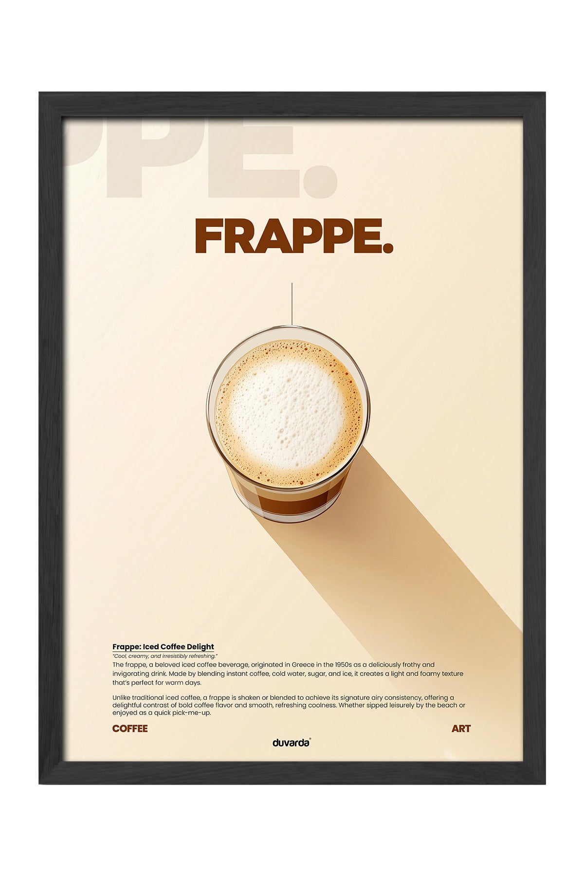 Frappe Kahve - tablo