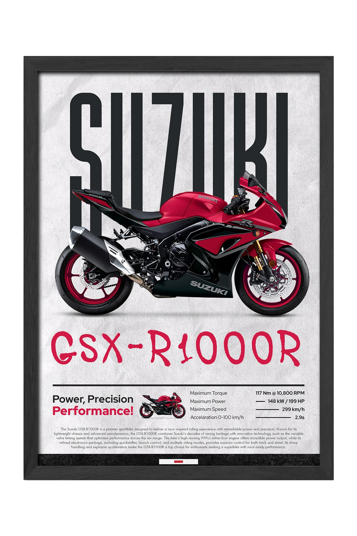 Suzuki GSX-R1000 R - tablo
