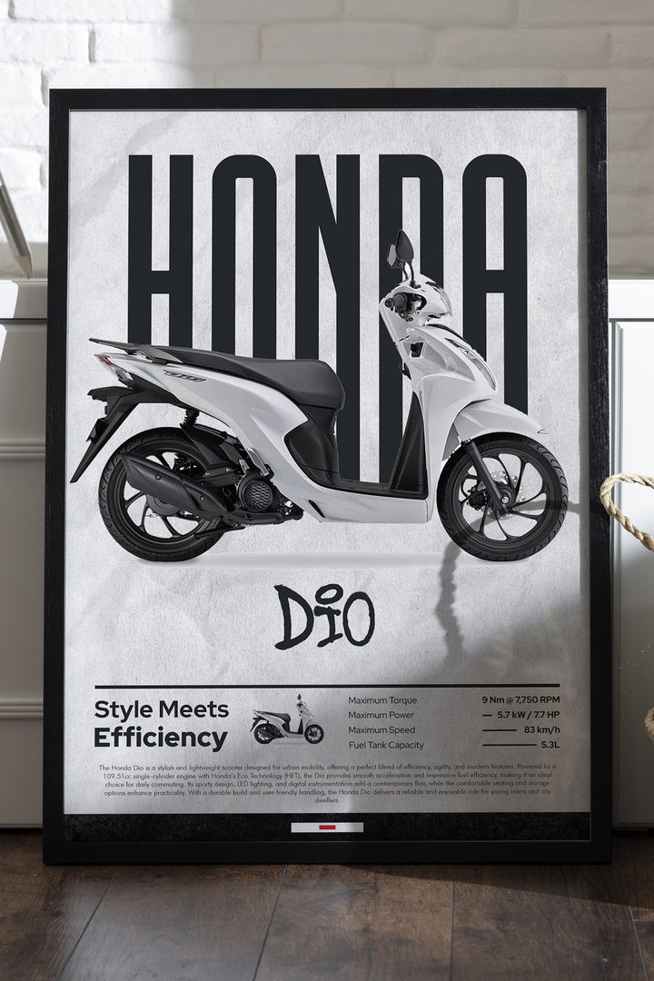 Honda Dio - tablo