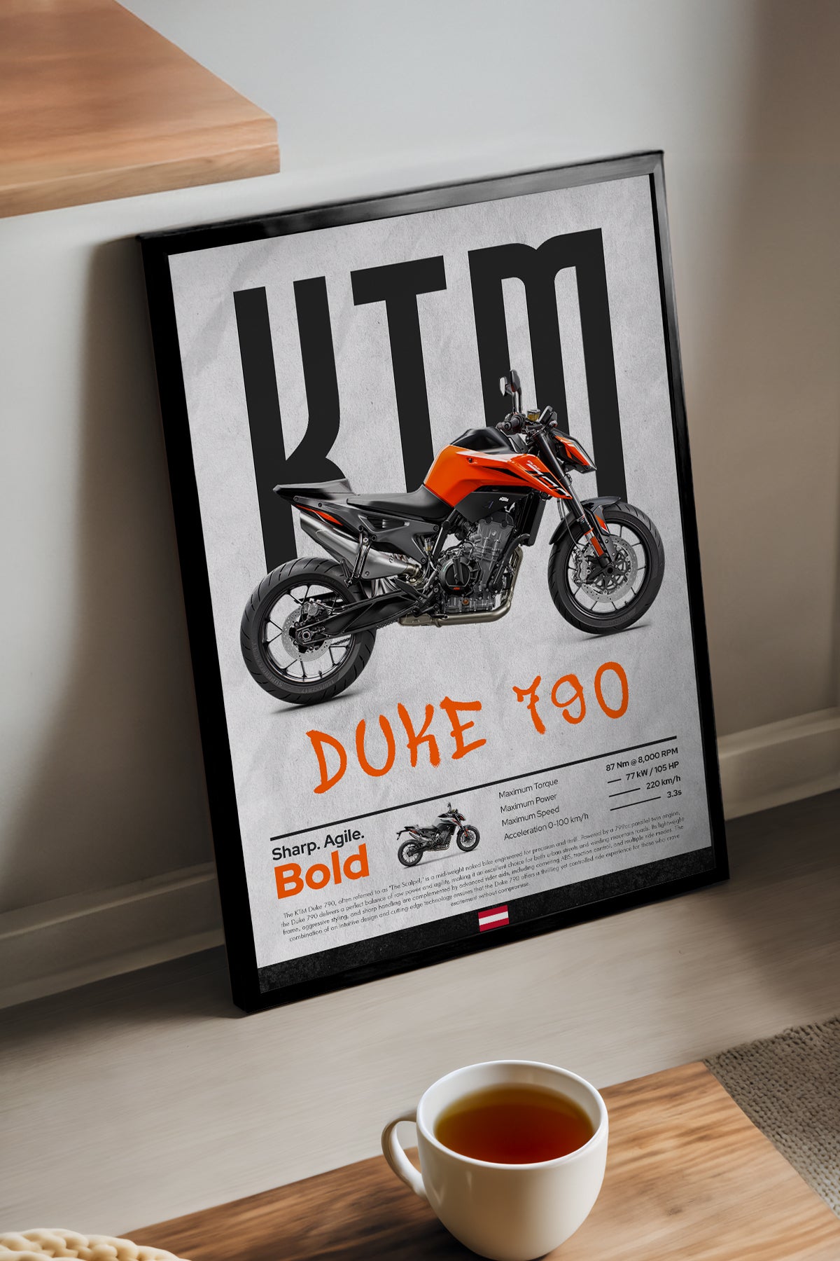 KTM Duke 790 - tablo