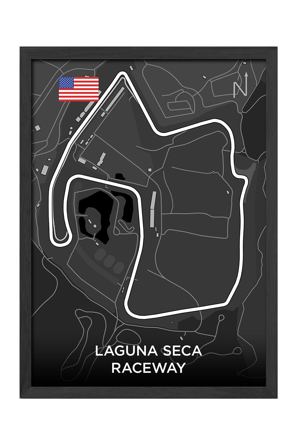 Laguna Seca Pist Haritası - tablo