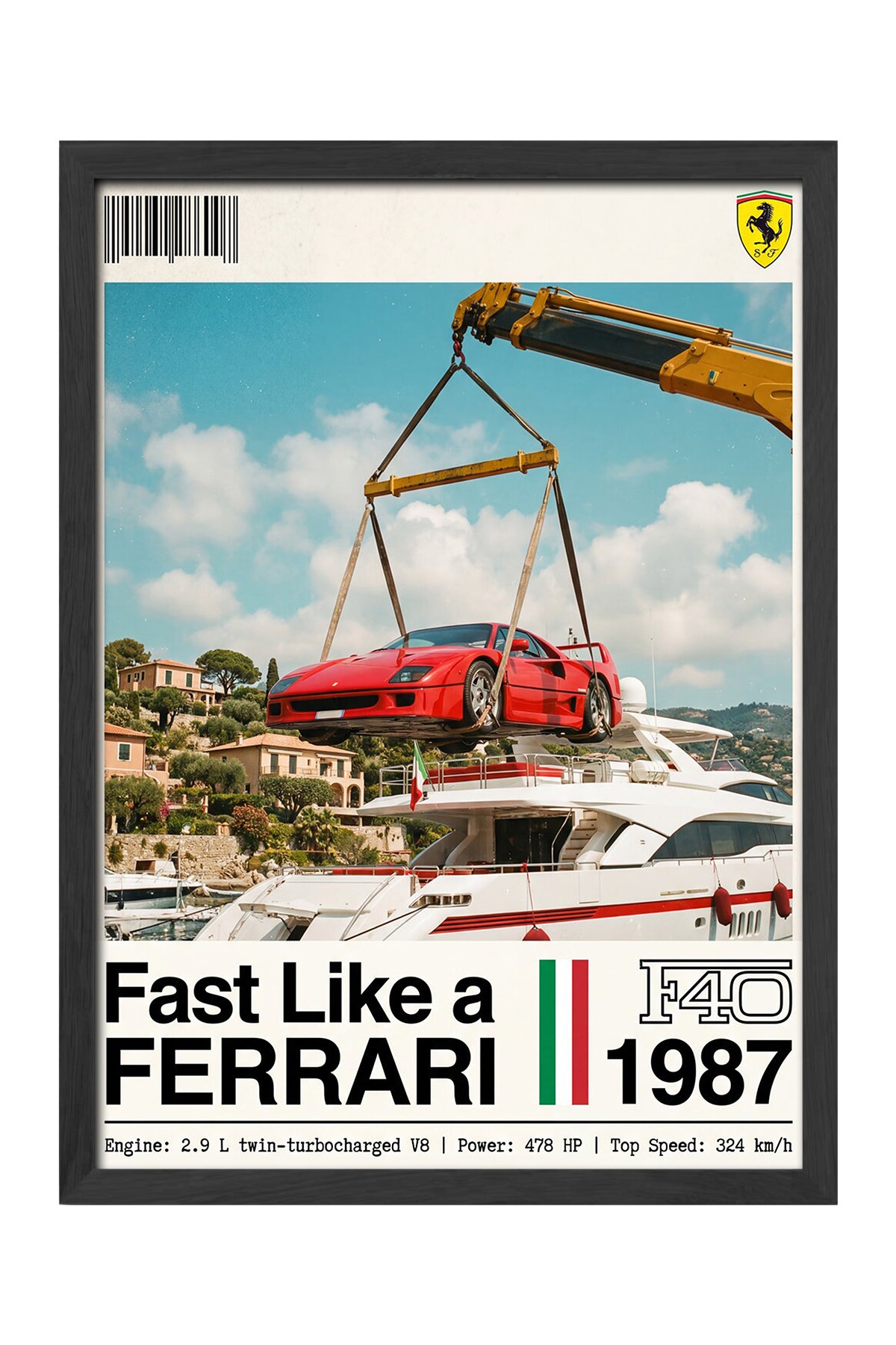 Ferrari F40 - tablo