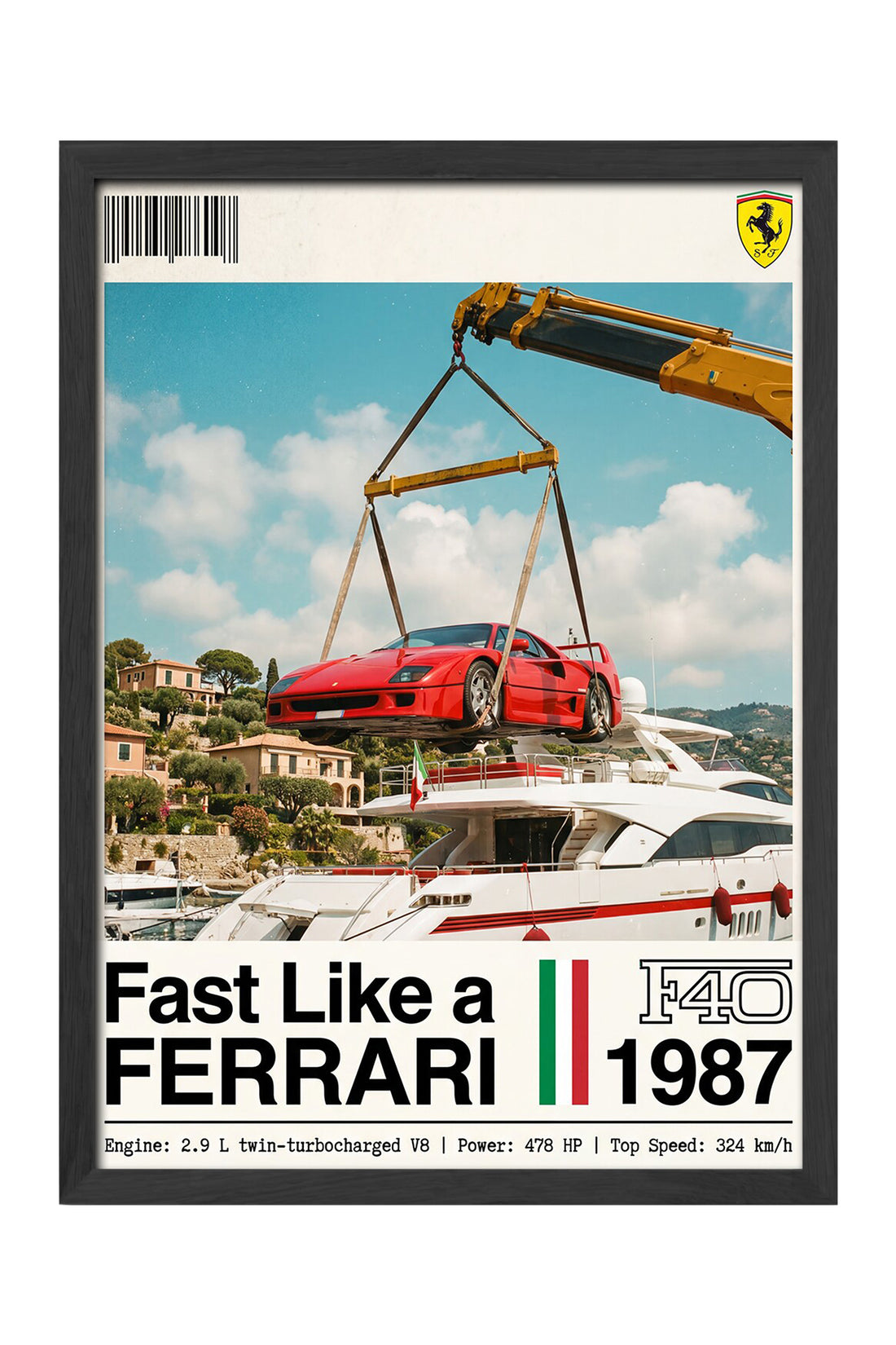 Ferrari F40 - tablo