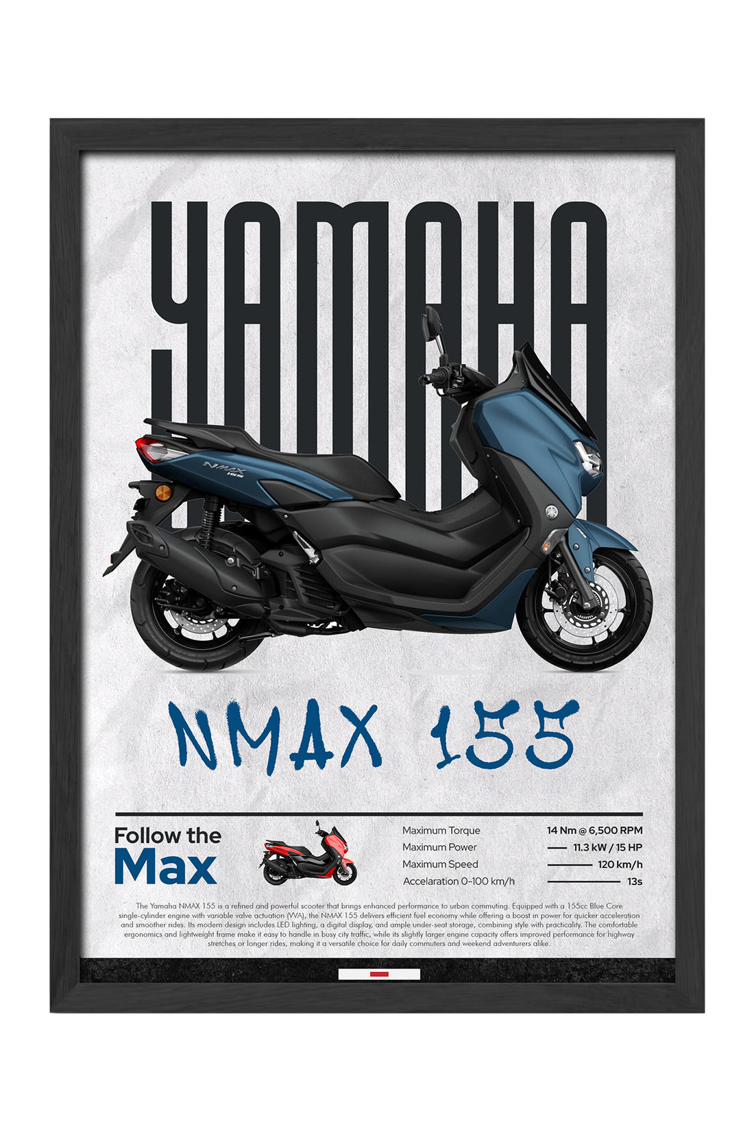 NMAX 155 - tablo