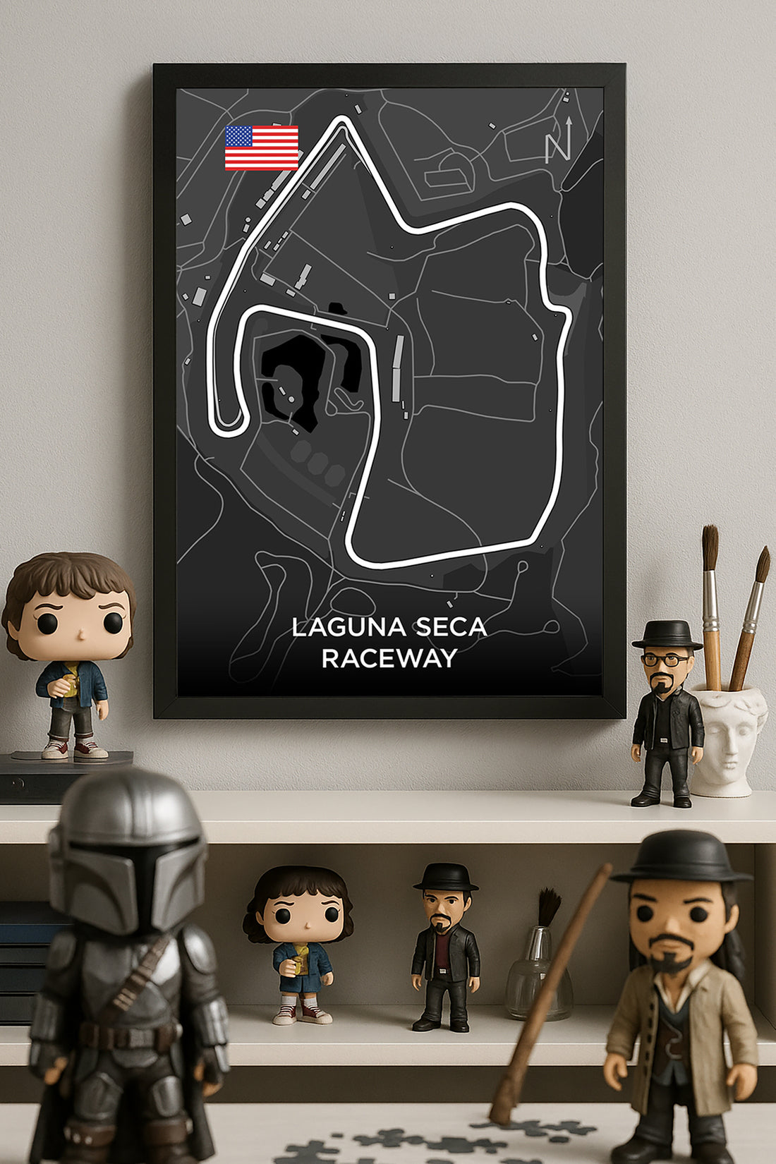 Laguna Seca Pist Haritası - tablo