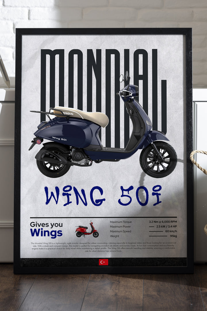 Mondial Wing 50i Mavi