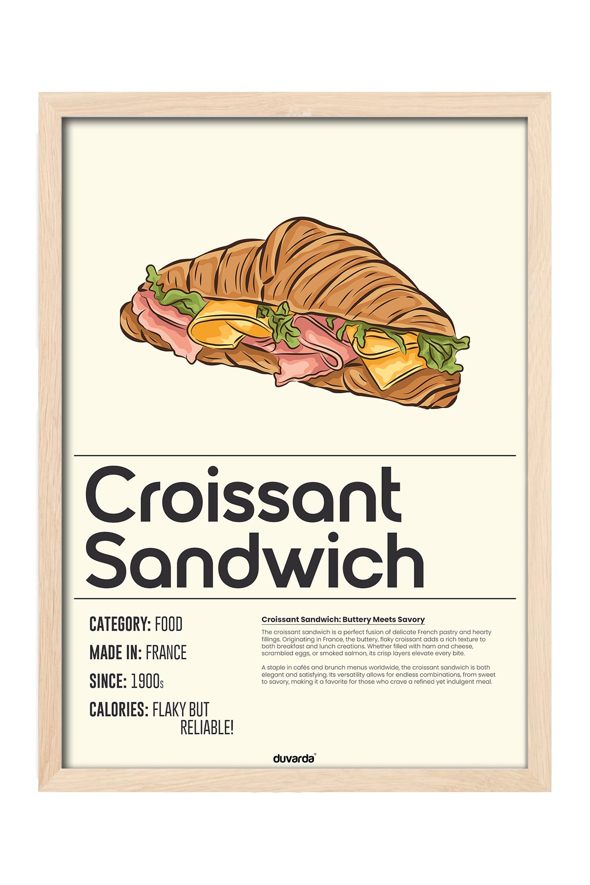 Croissant Sandwich Doğal