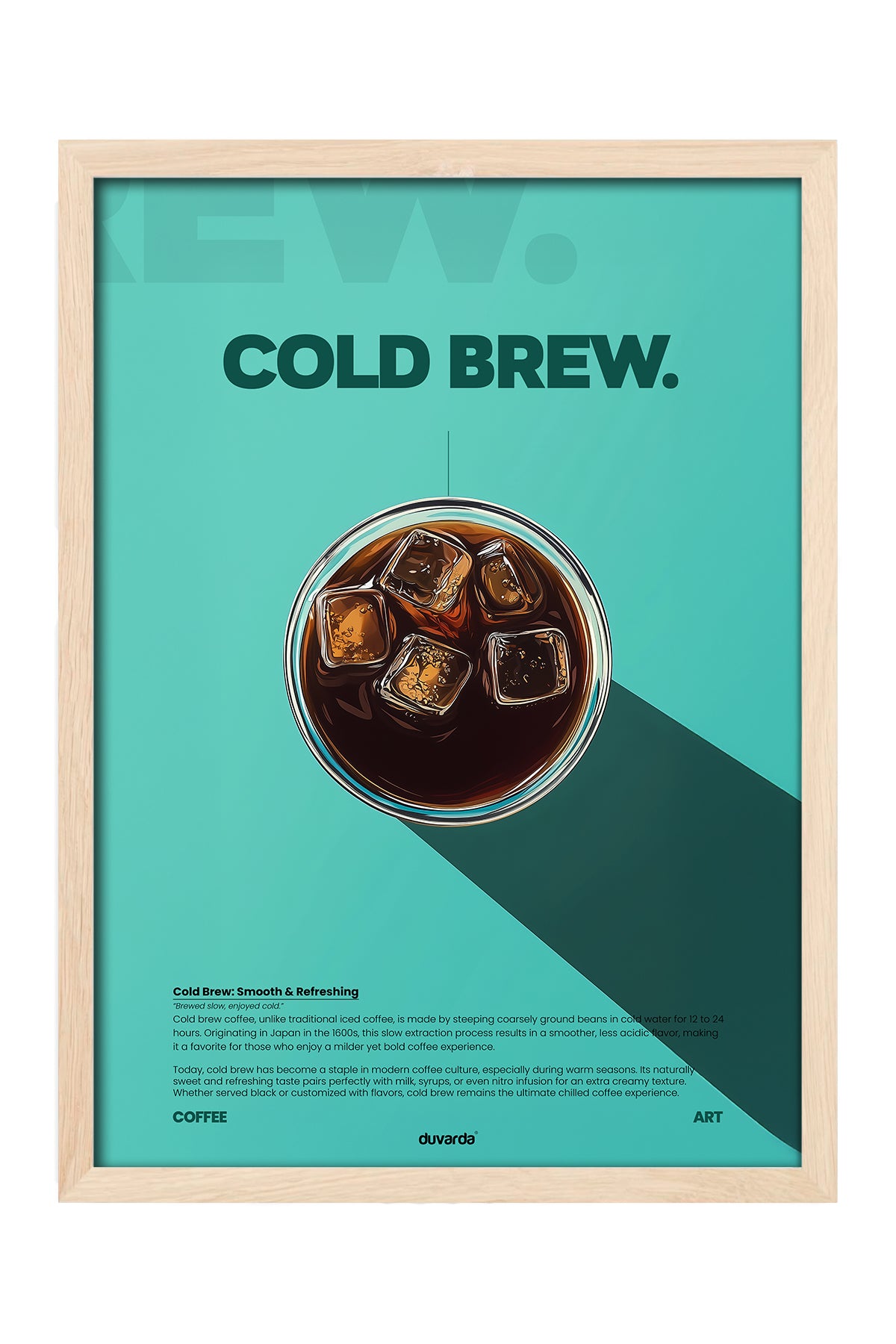 Cold Brew Kahve - tablo