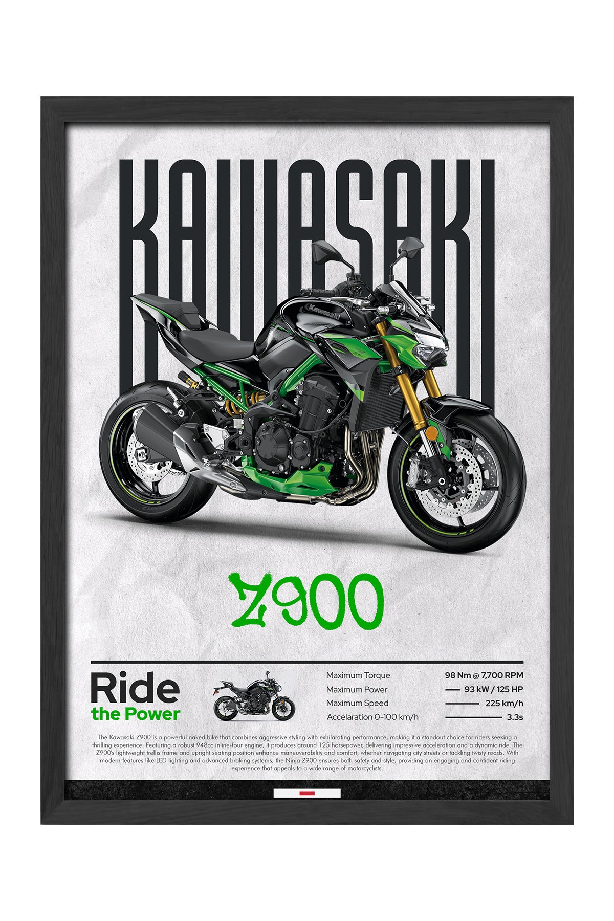 Kawasaki Z900 - tablo