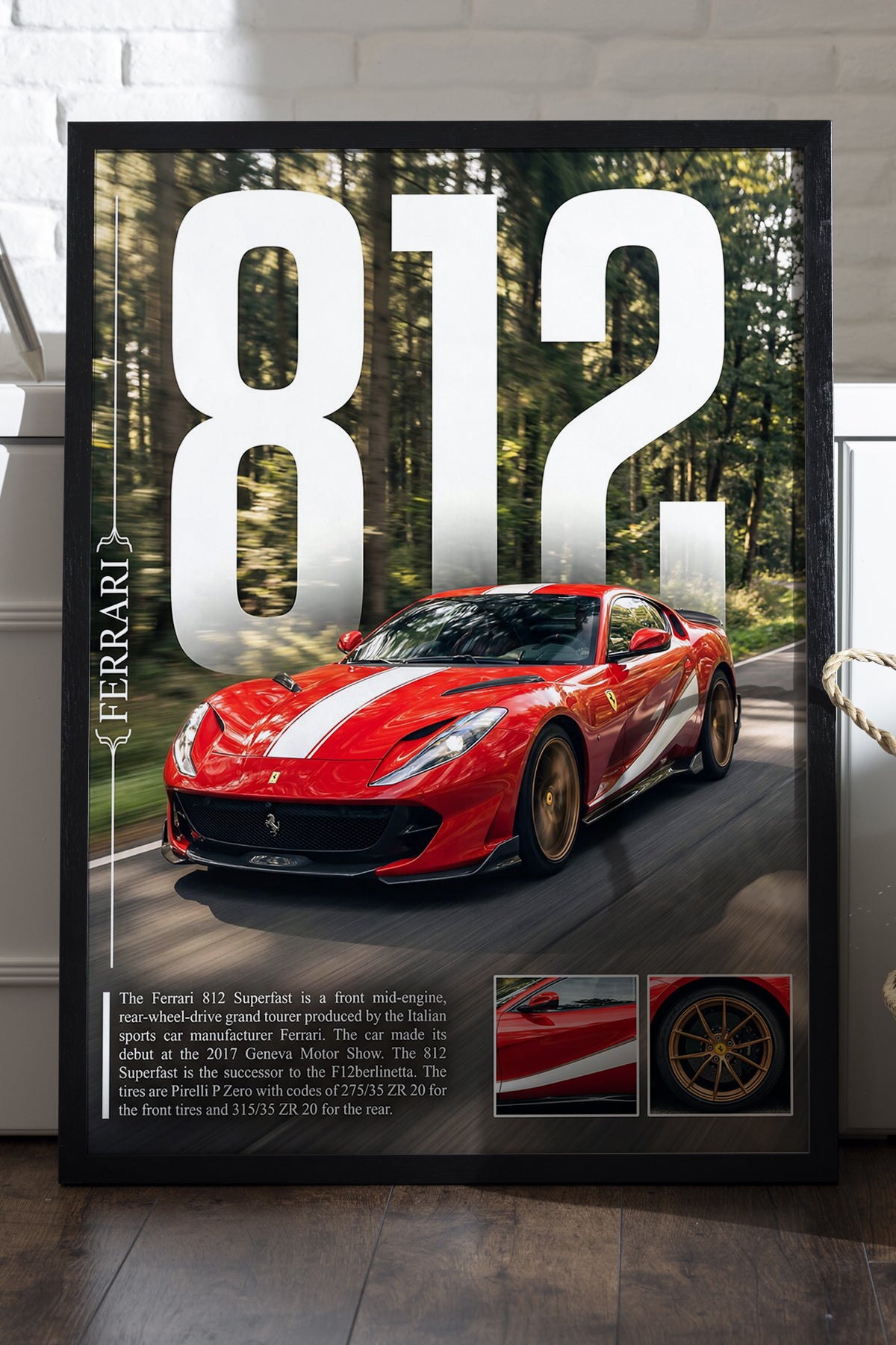Ferrari 821 Competizione - tablo