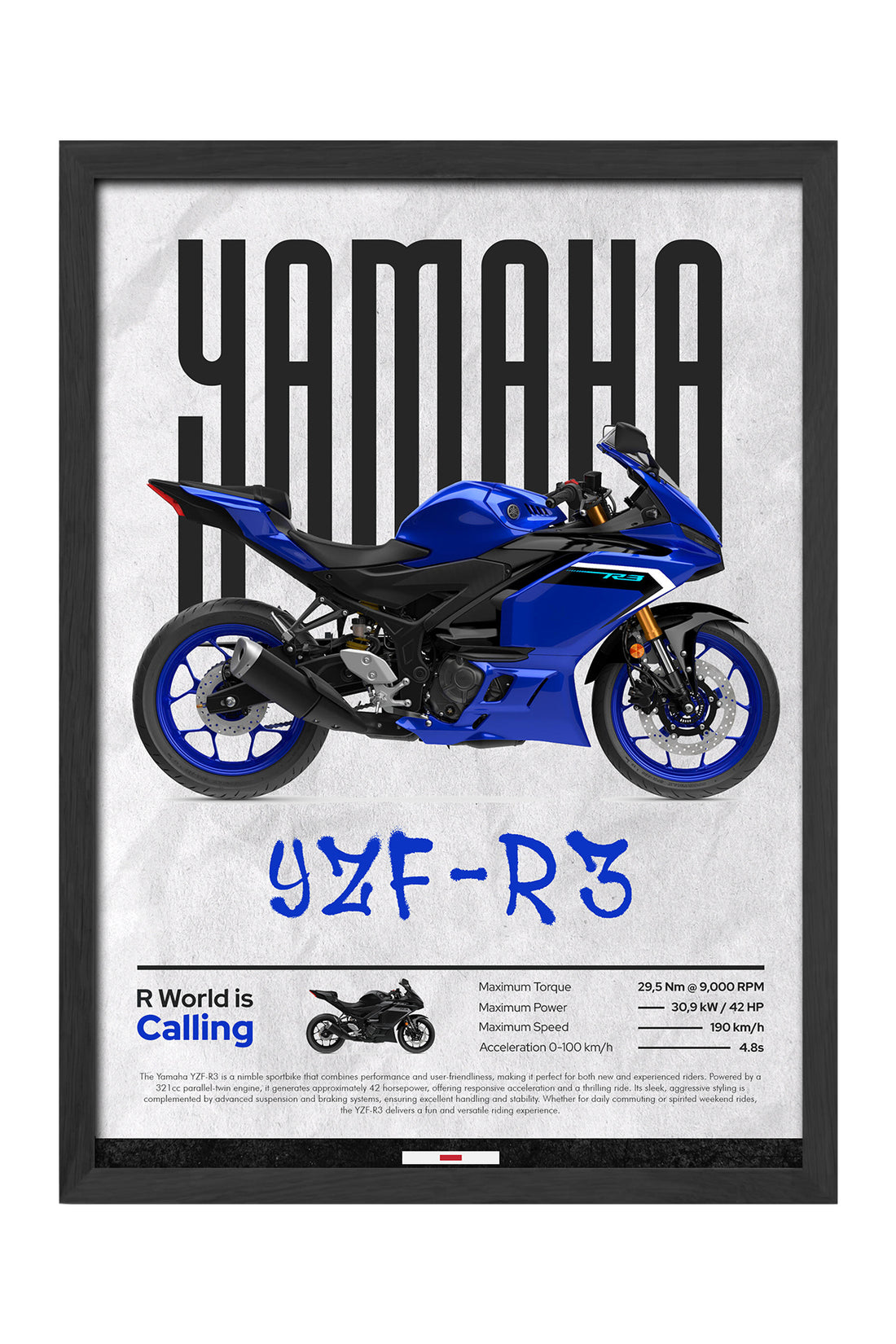 Yamaha YZF-R3 Mavi
