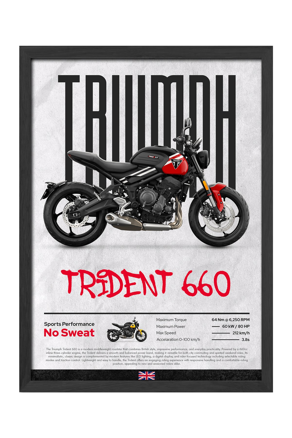 Triumph Trident - tablo