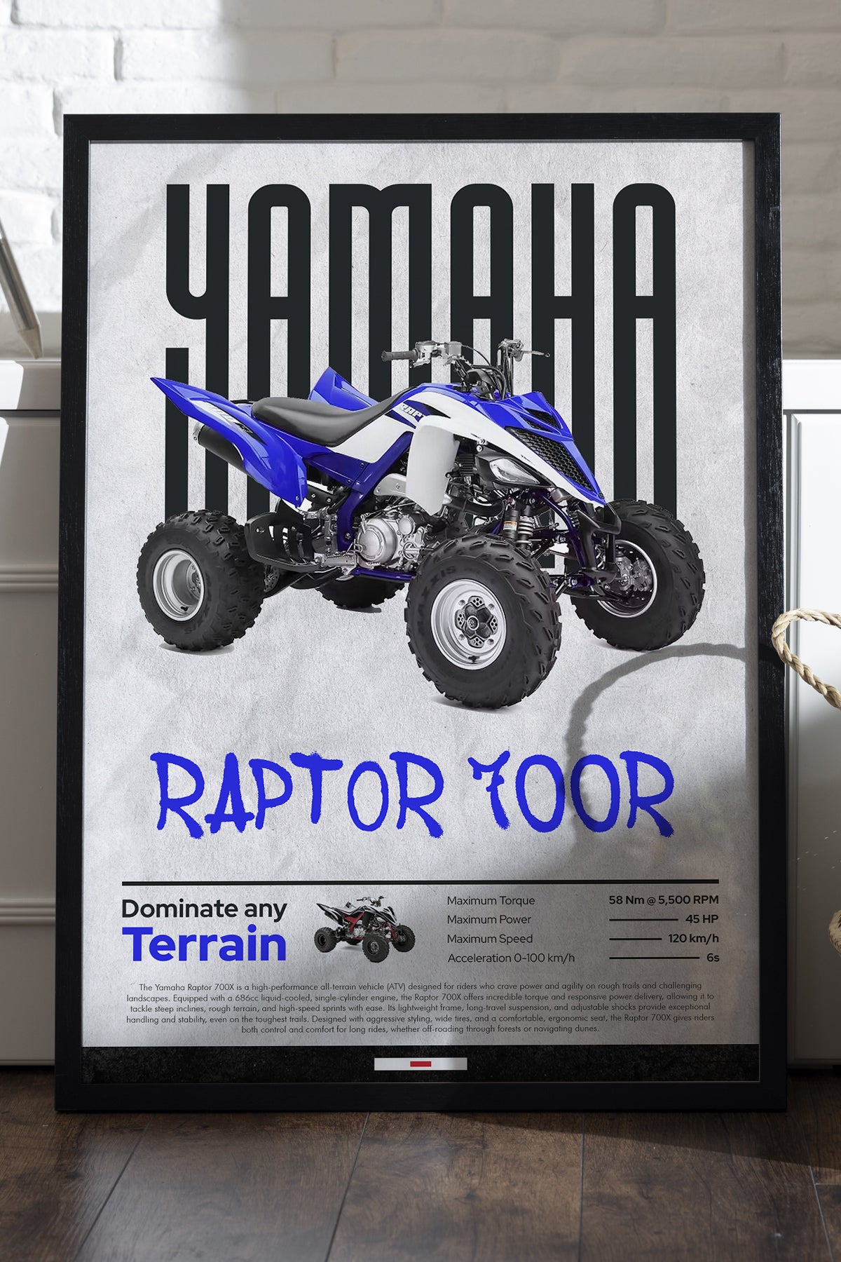 Yamaha Raptor 700R - tablo
