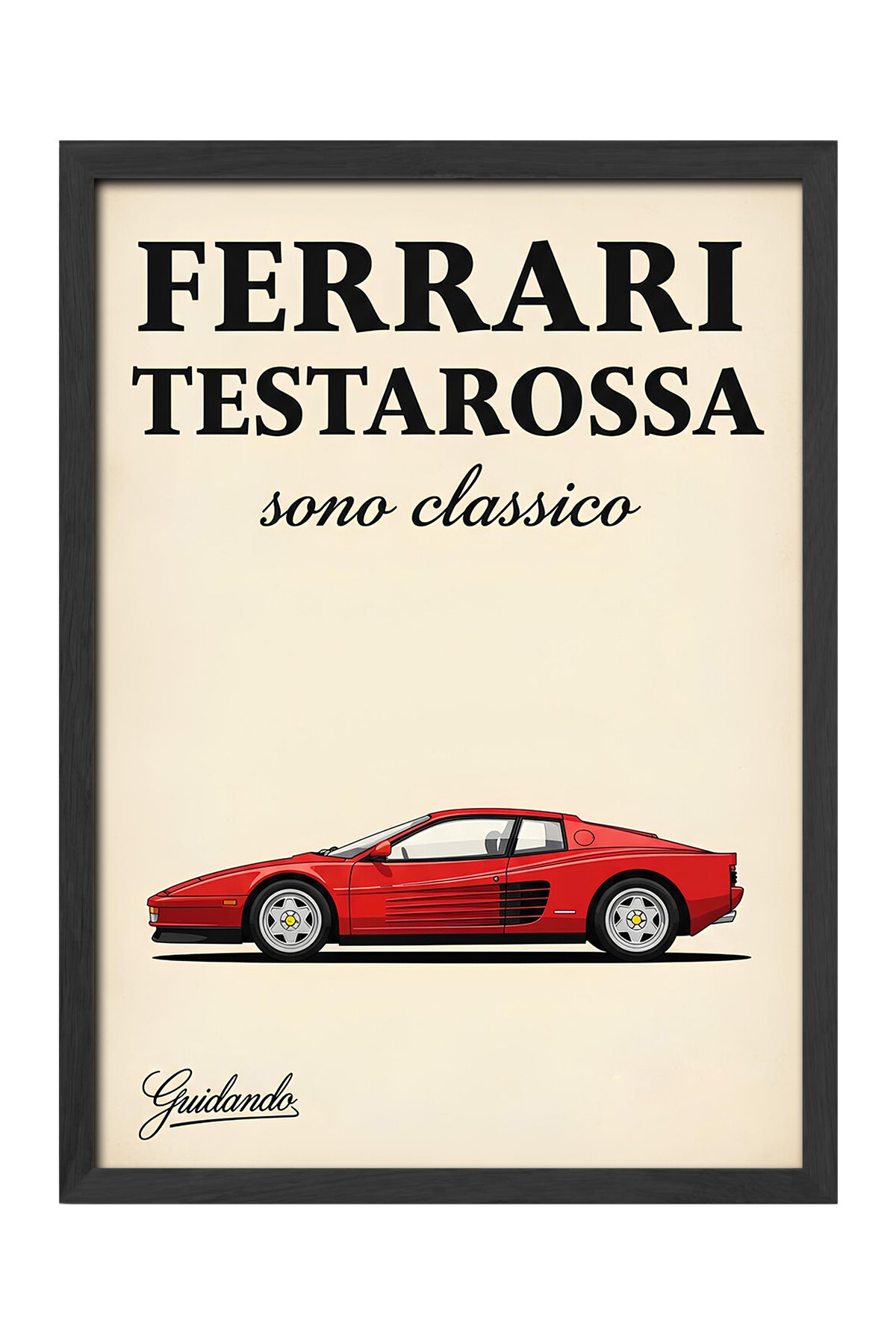 Ferrari Testarossa - tablo