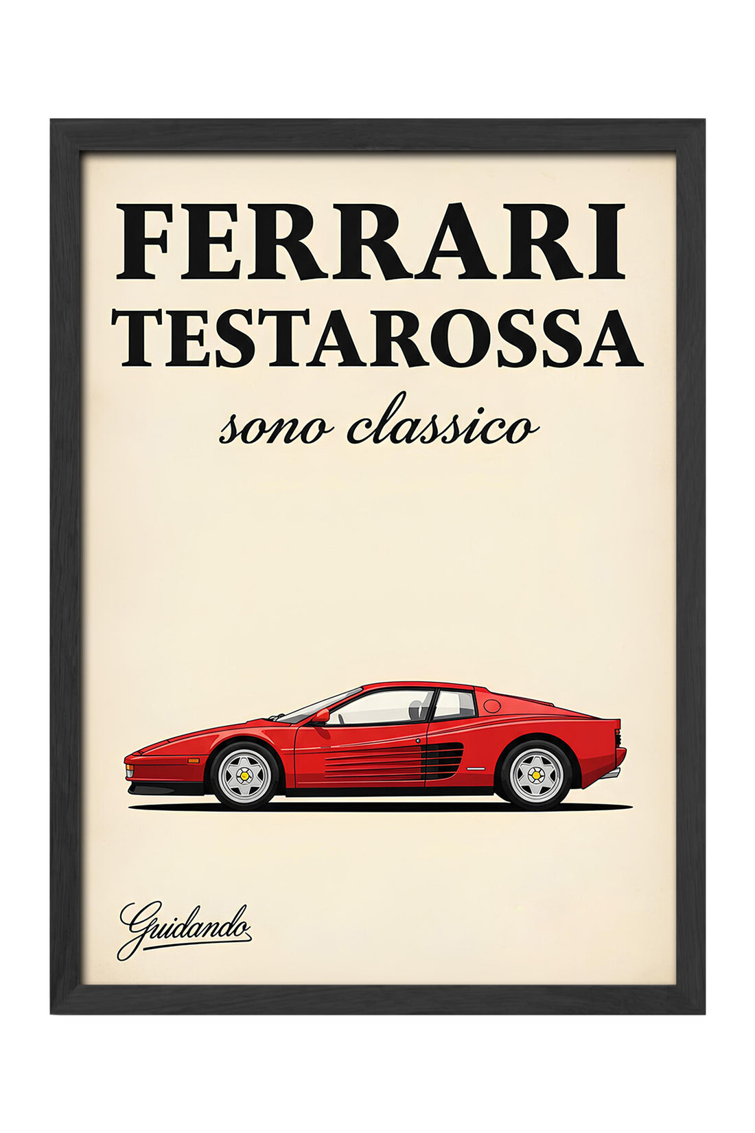 Ferrari Testarossa - tablo