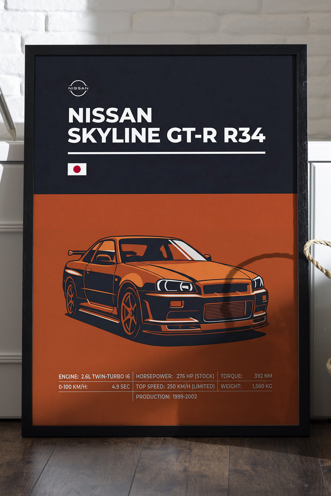 Nissan Skyline GT-R R34 - tablo