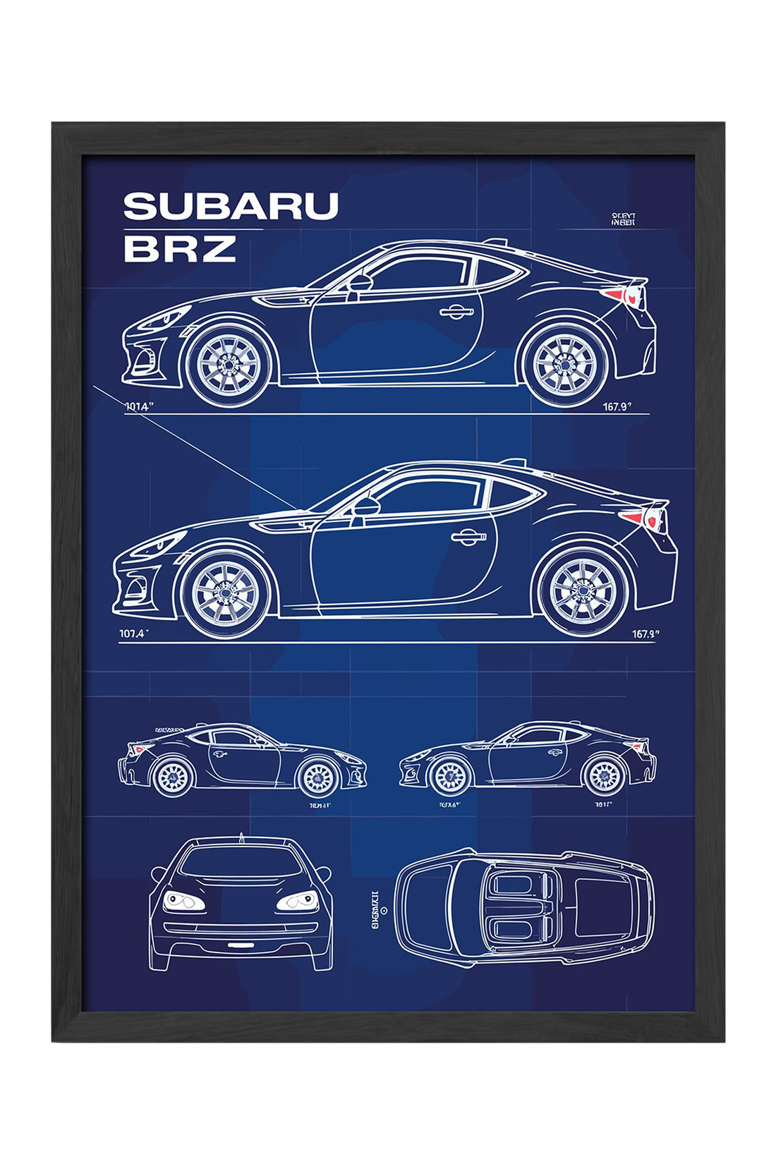 Subaru BRZ - tablo