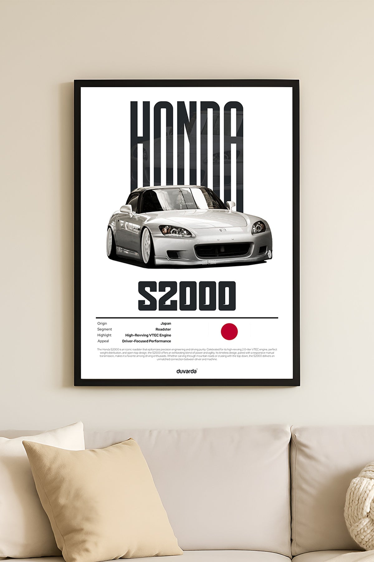 Honda S2000 Araba - tablo