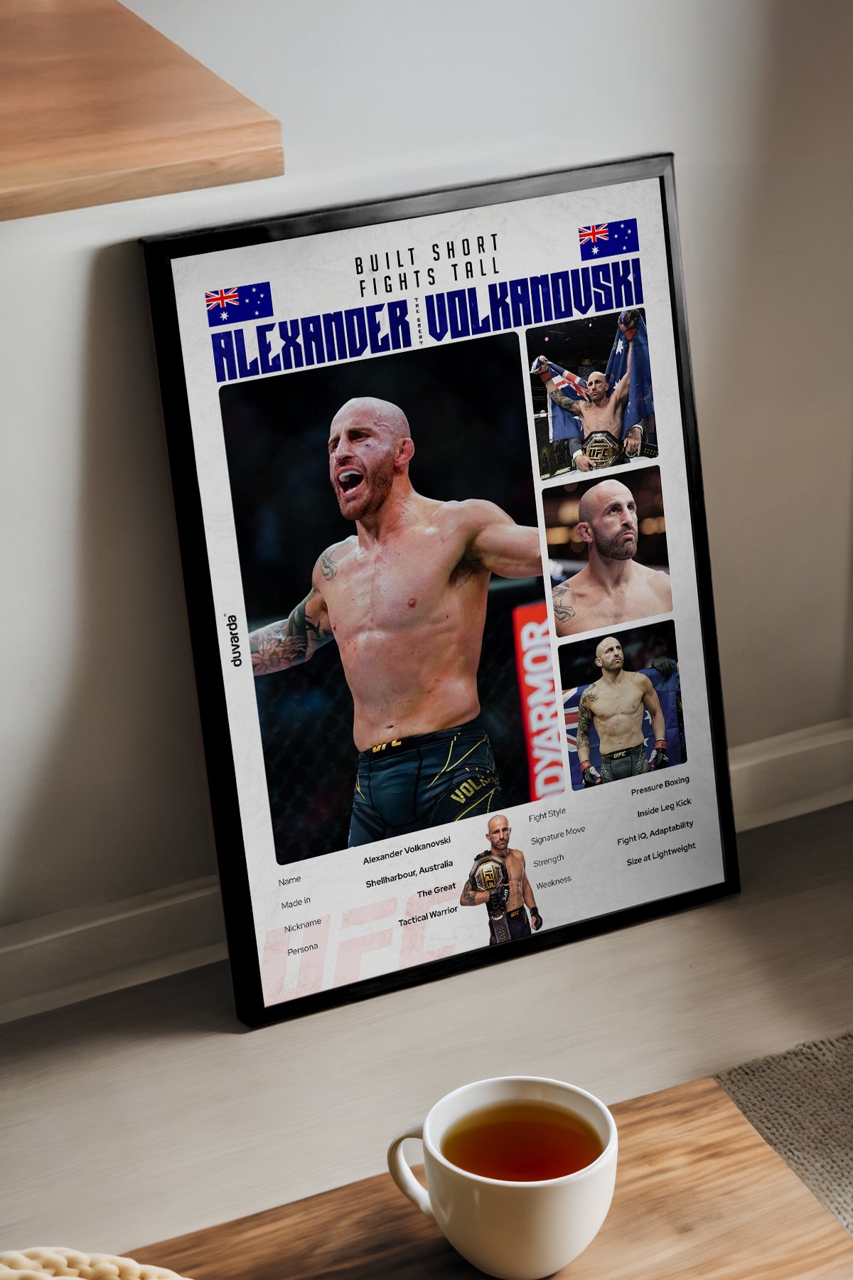 Alexander Volkanovski UFC - tablo