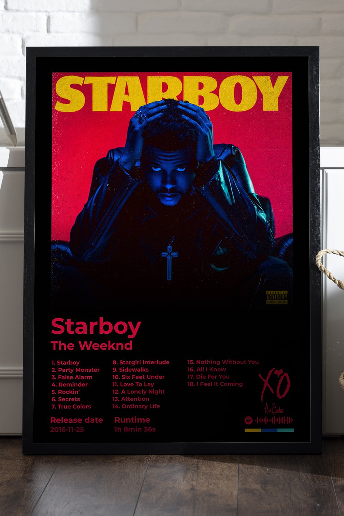 The Weeknd Starboy - tablo