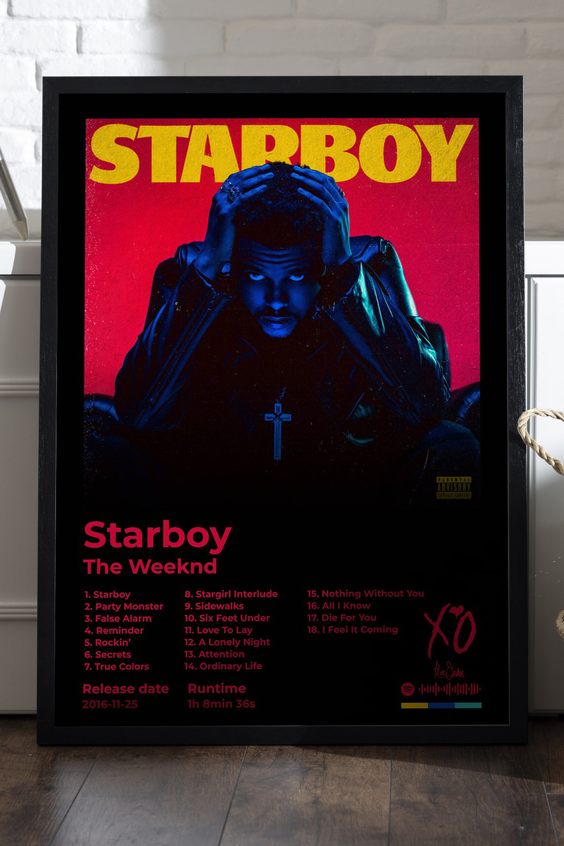 The Weeknd Starboy - tablo