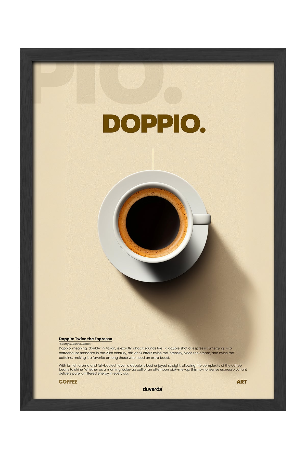 Doppio Kahve - tablo