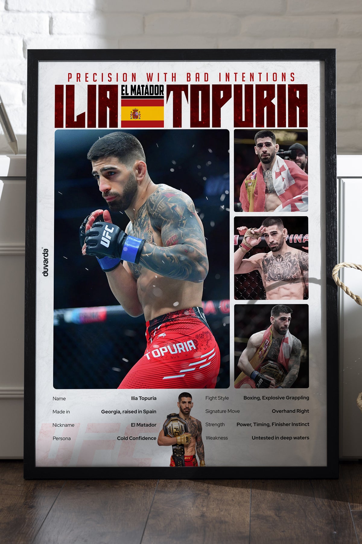 Ilia Topuria UFC - tablo
