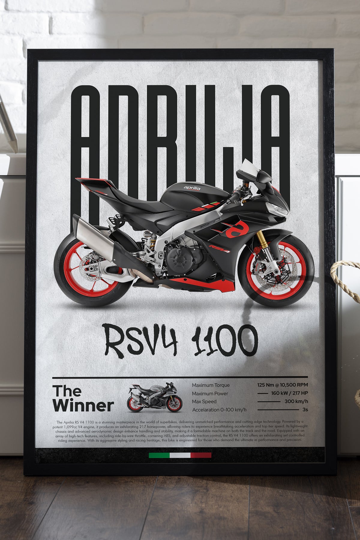 Aprilia RS V4 1100 Siyah