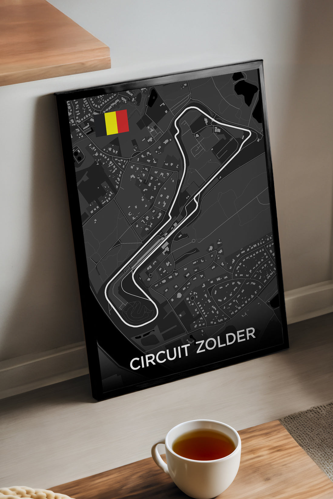Circuit Zolder Pist Haritası - tablo