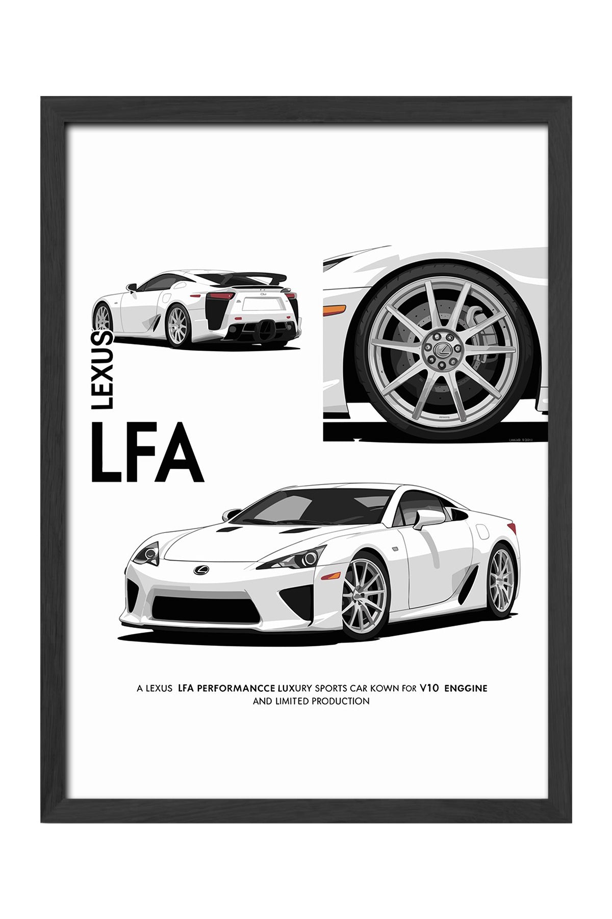 Lexus LFA - tablo