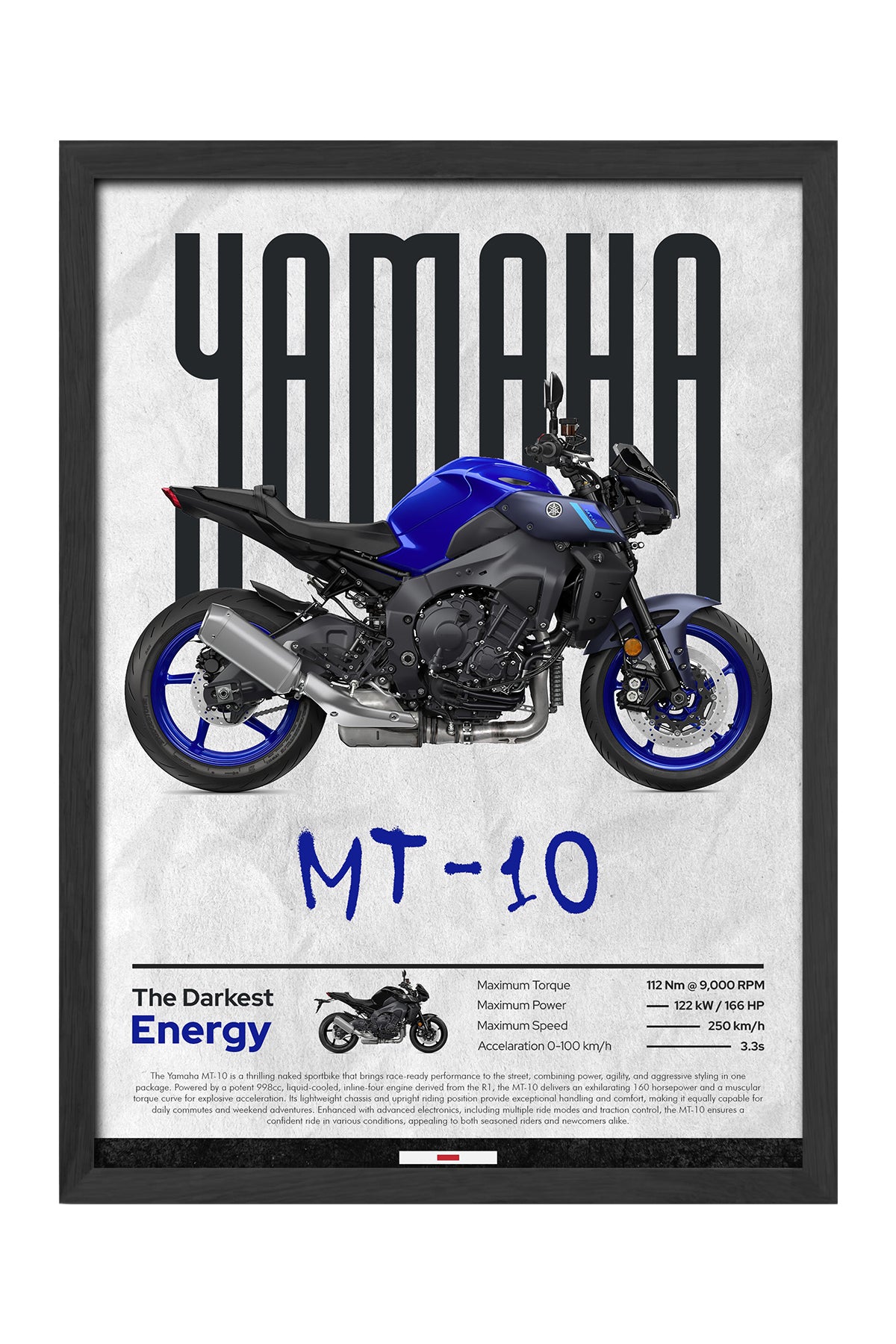 Yamaha MT-10 Mavi